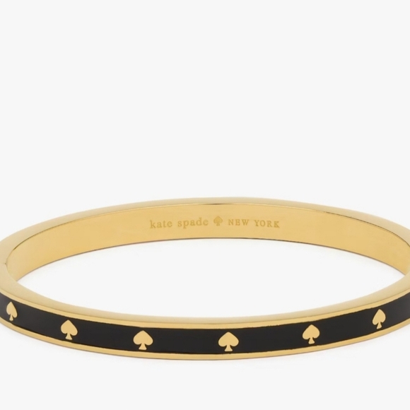 kate spade Black and Gold Spade Bangle - Picture 1 of 4